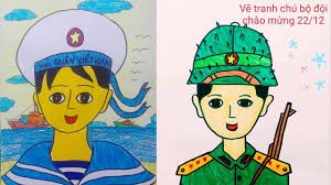 Chân Dung Chú Bộ Đội - Nét chân phát tự nhiên và không kém phần ấn tượng của những chiến sĩ tuyệt vời trong quân đội Việt Nam. Hãy để những nét vẽ cùng chân dung chú bộ đội truyền tải cho bạn những giá trị về sự quả cảm, sự kiên định và sự bền bỉ.